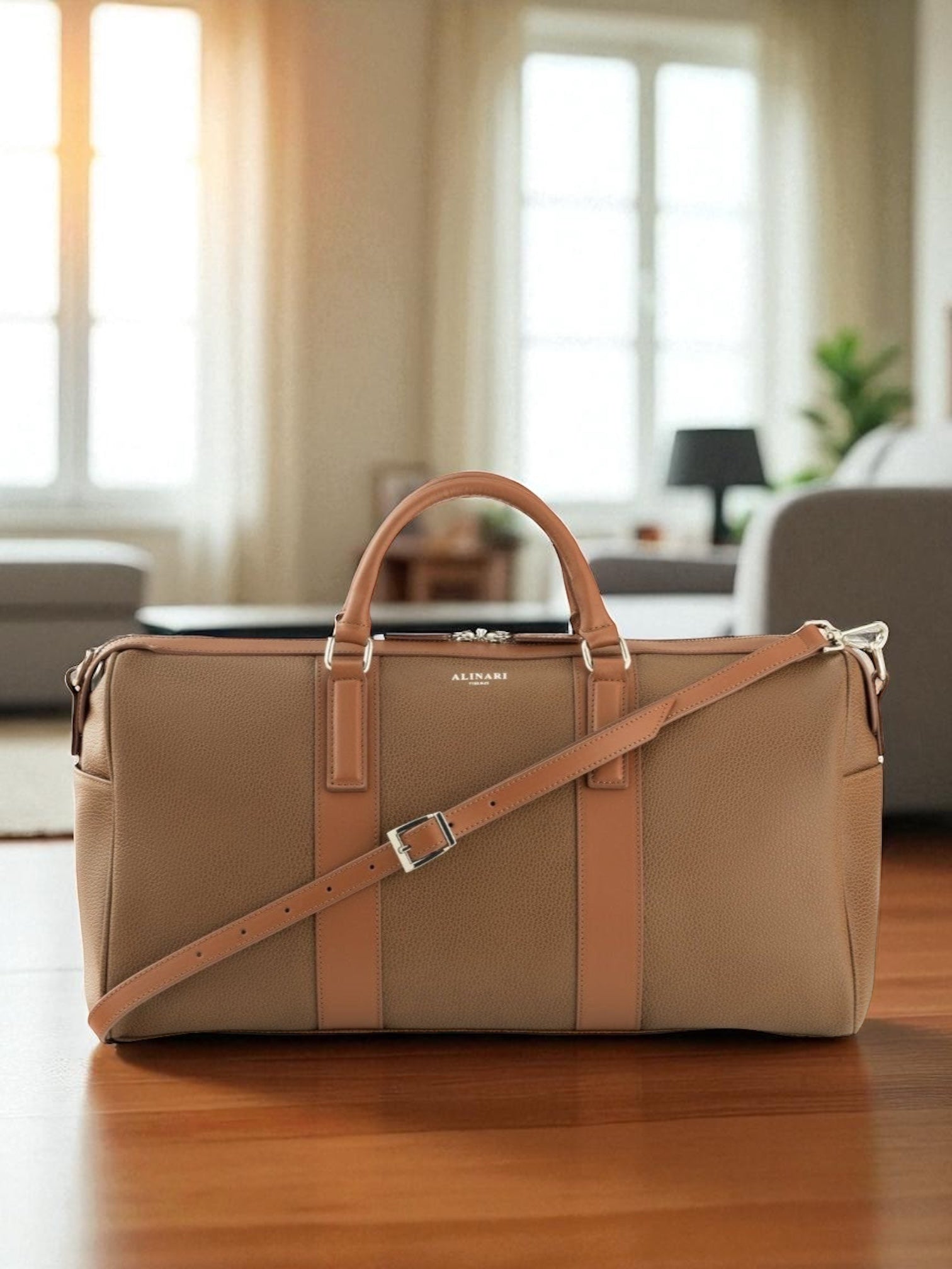 Milano Travel Bag Brown - Alinari Firenze