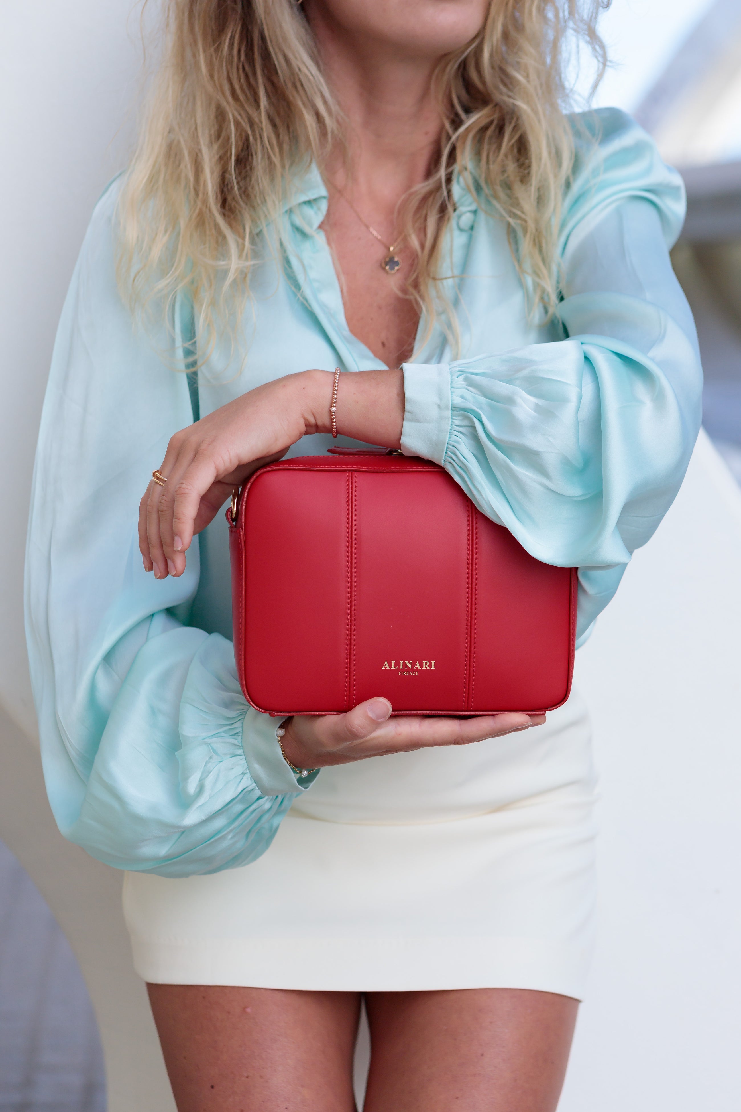 Flavia Crossbody Red - Alinari Firenze