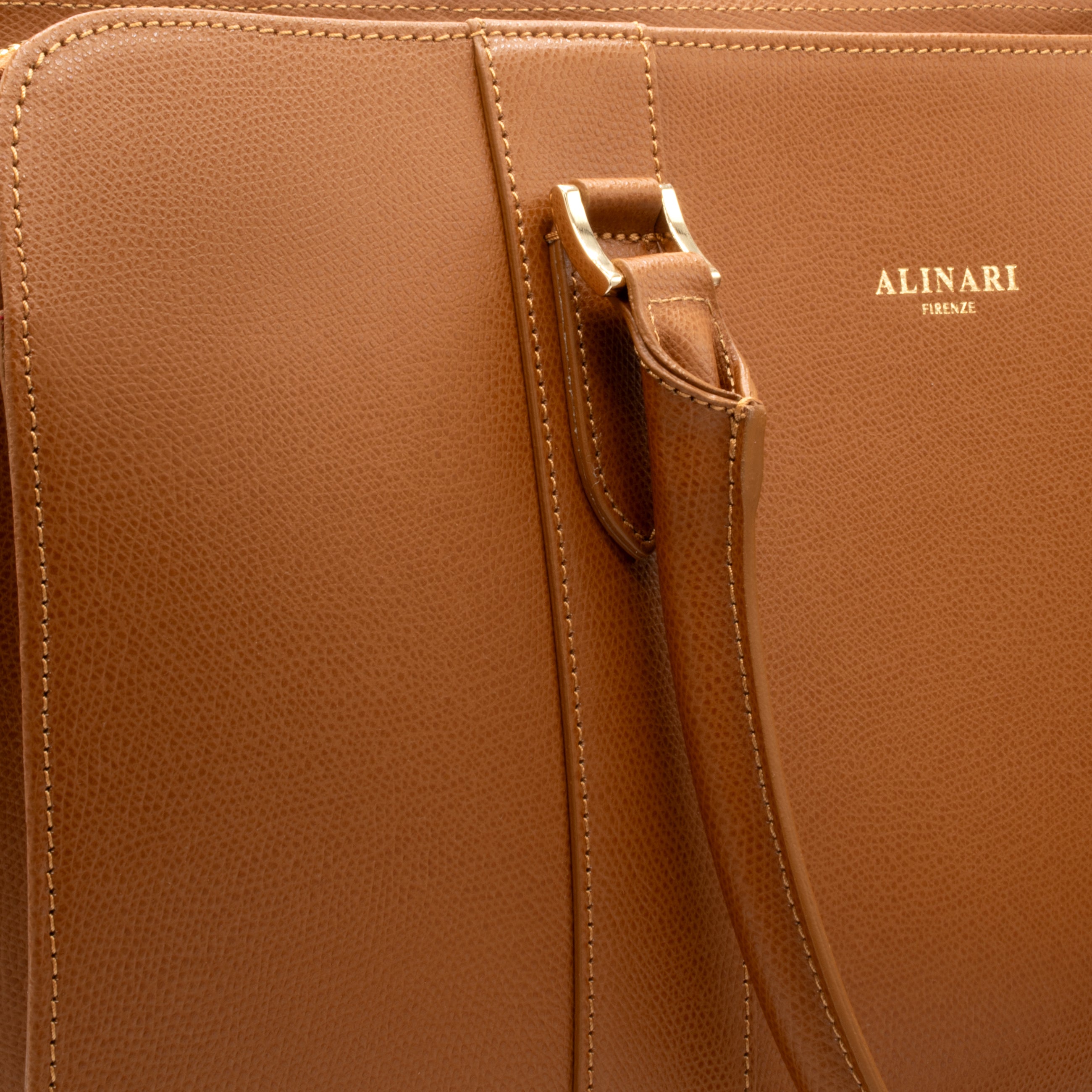 Alinari Tote Bag Camel - Alinari Firenze