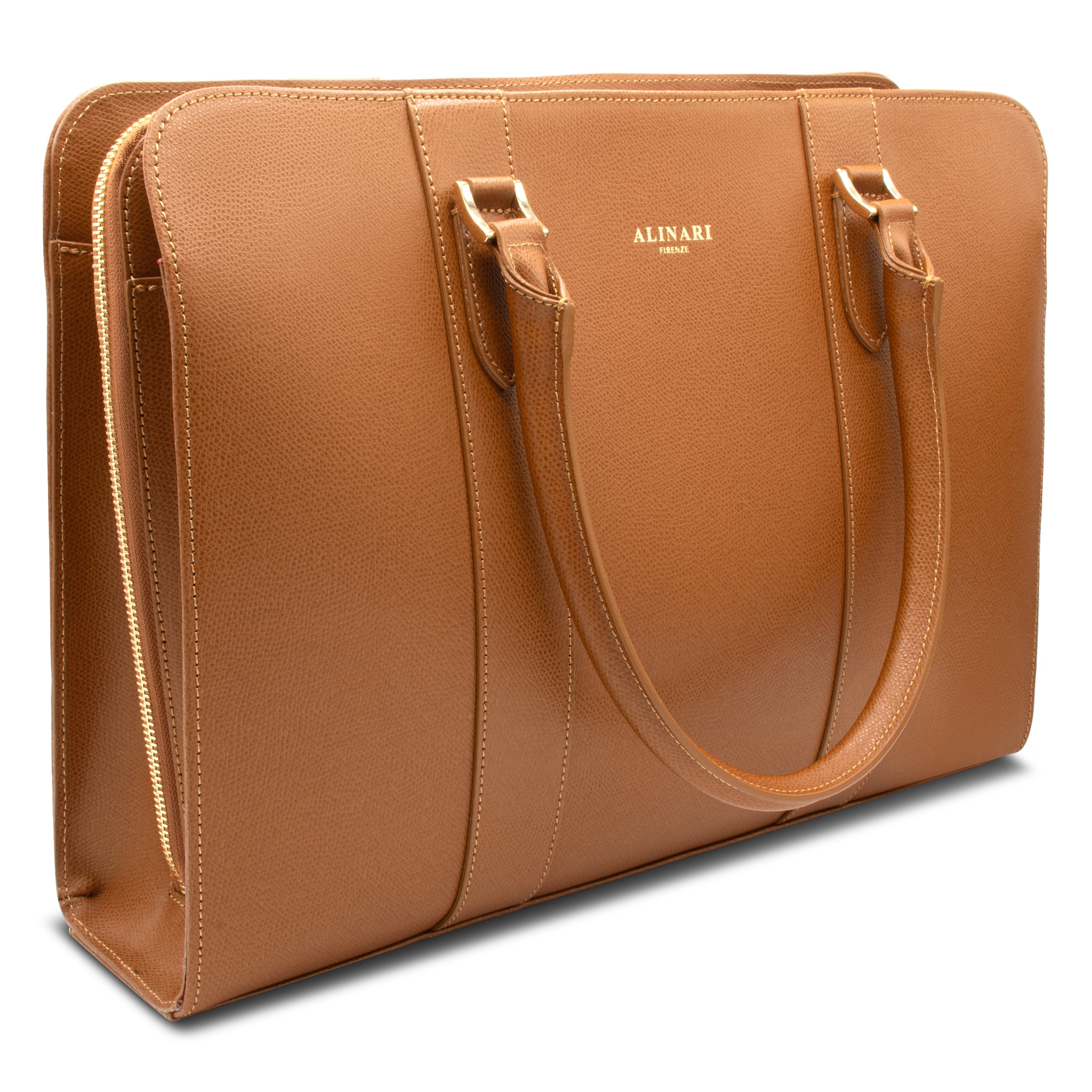 Alinari Tote Bag Camel - Alinari Firenze