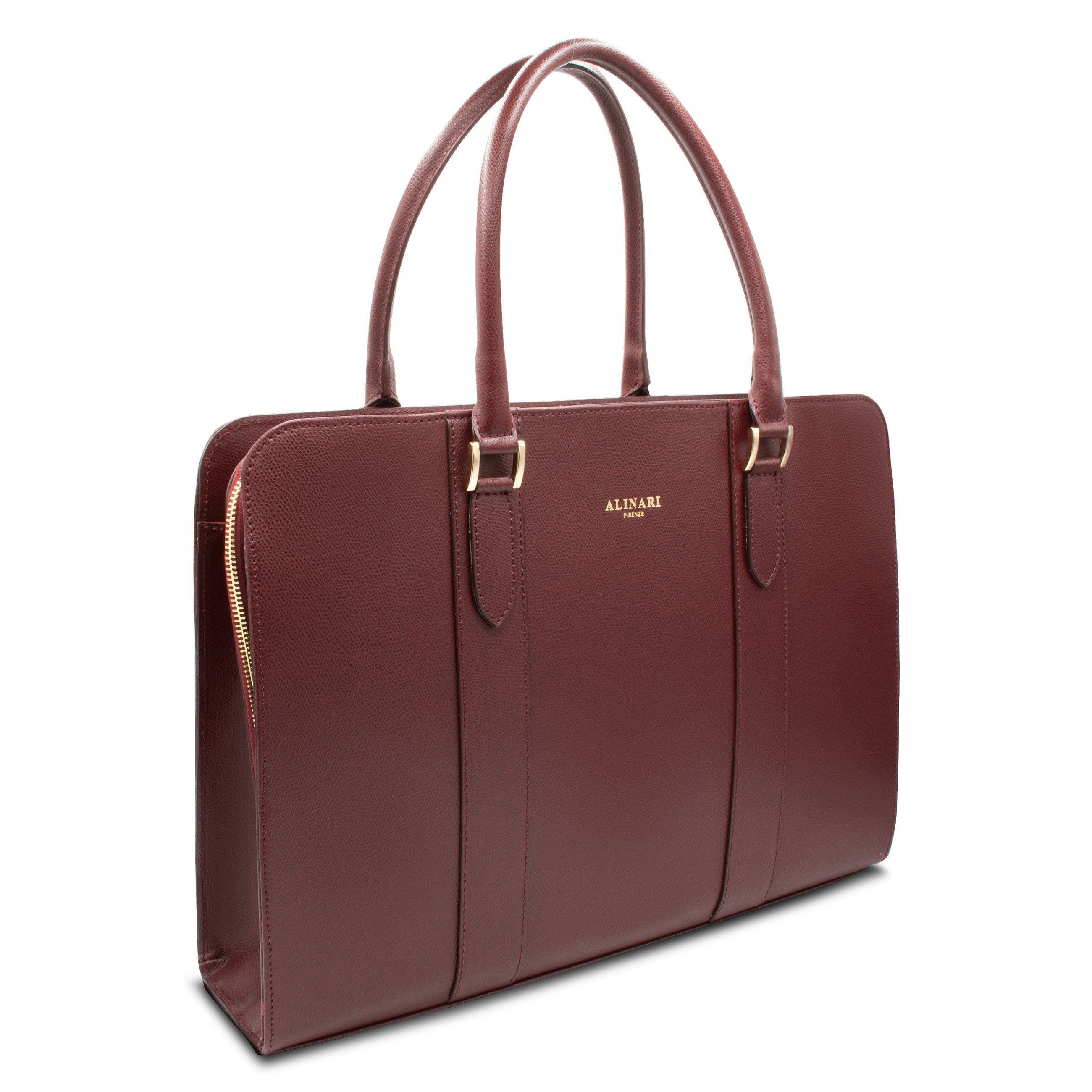 Alinari Tote Bag Burgundy - Alinari Firenze