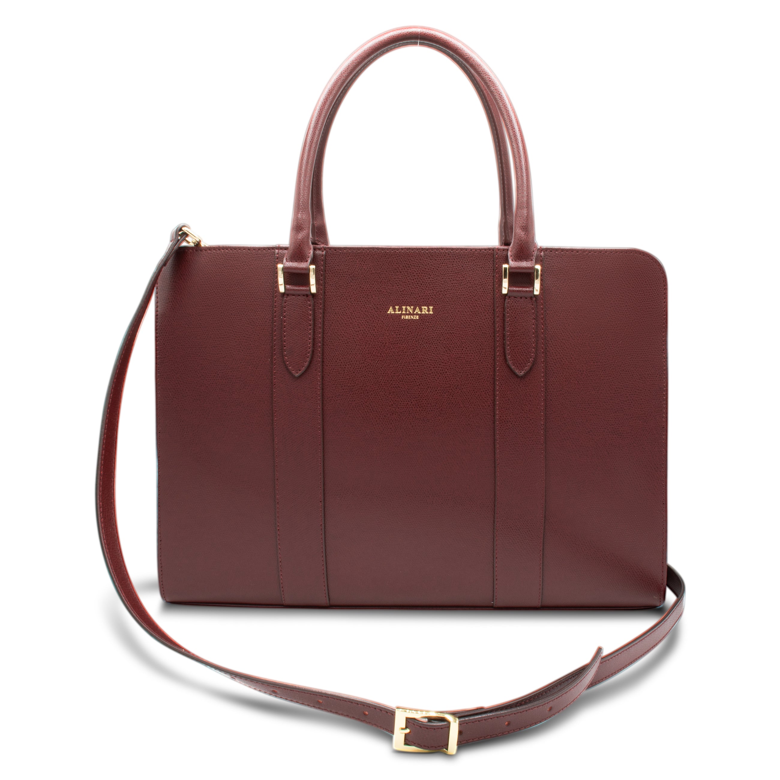 Alinari Tote Bag Burgundy - Alinari Firenze
