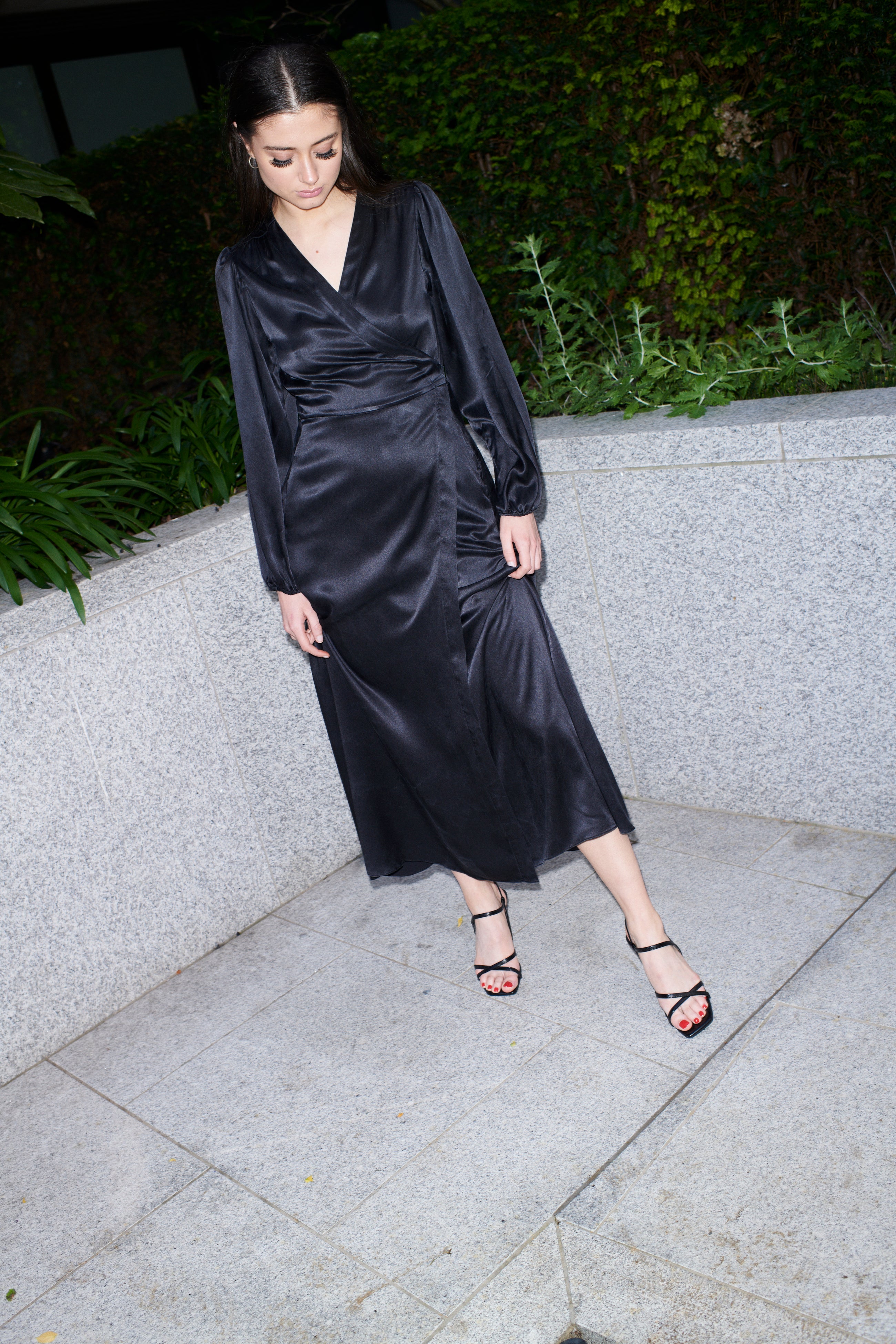 Beatrice Silk Dress - Alinari Firenze