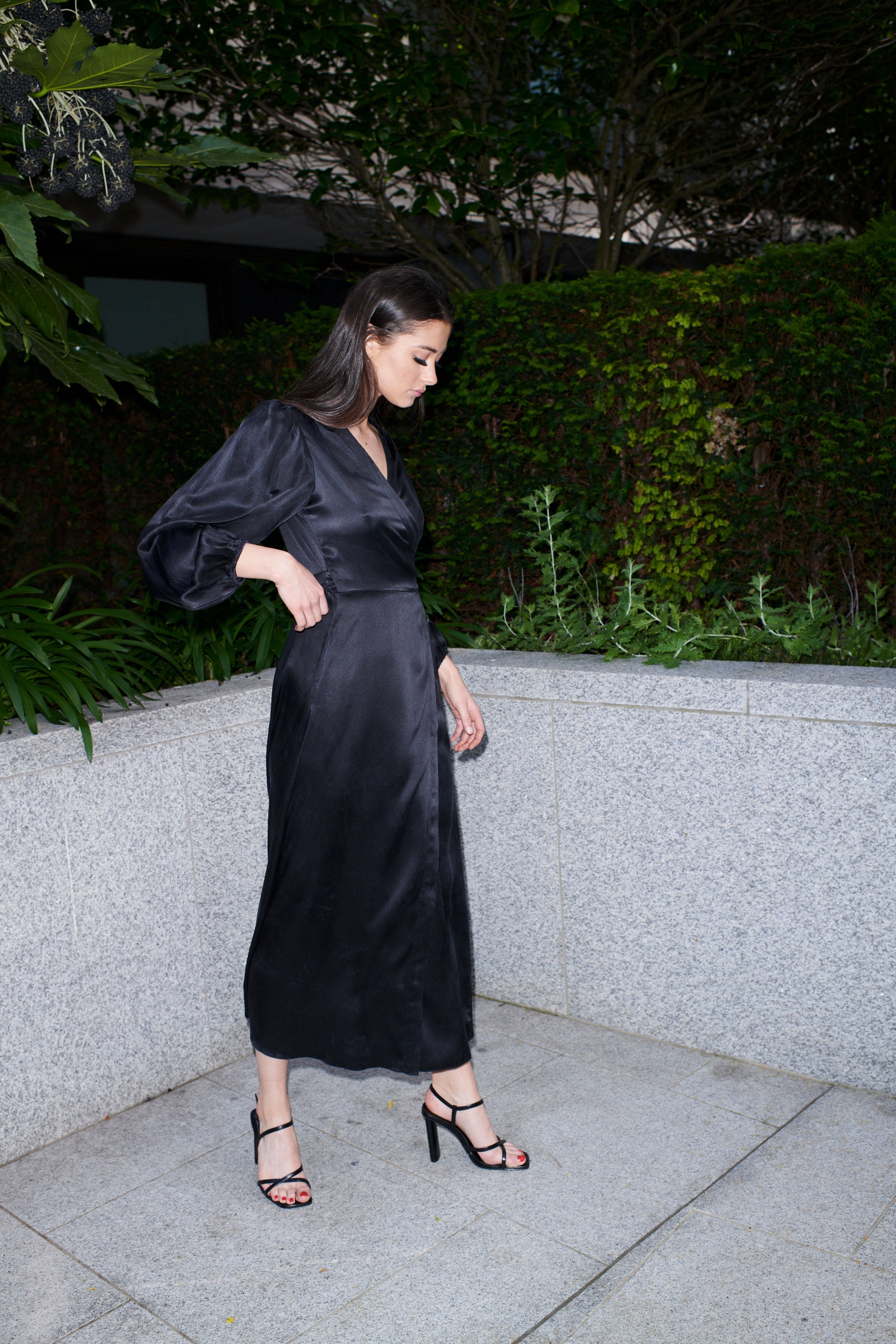 Beatrice Silk Dress - Alinari Firenze