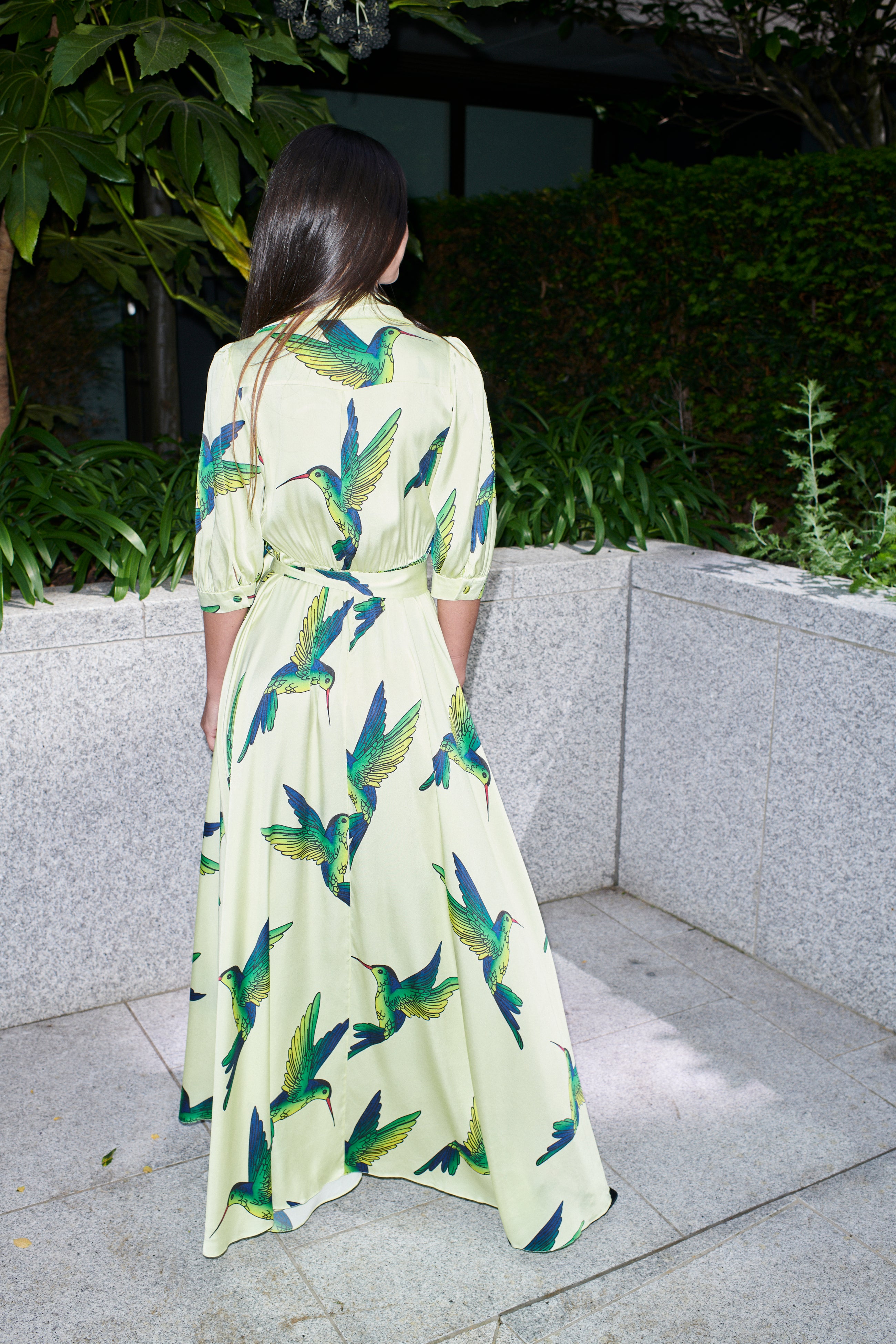 Allegra Silk Dress - Alinari Firenze