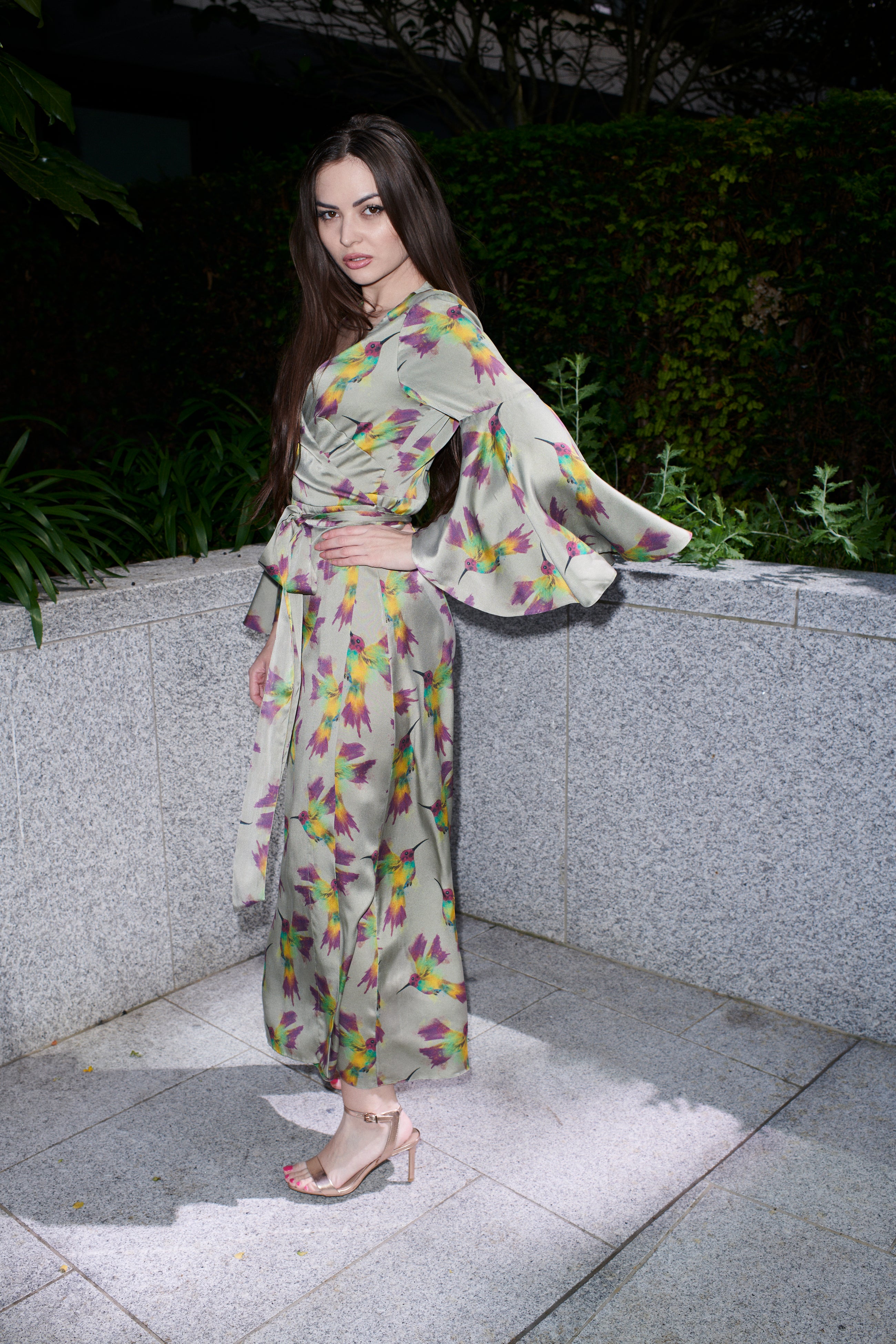 Fiona Silk Dress - Alinari Firenze