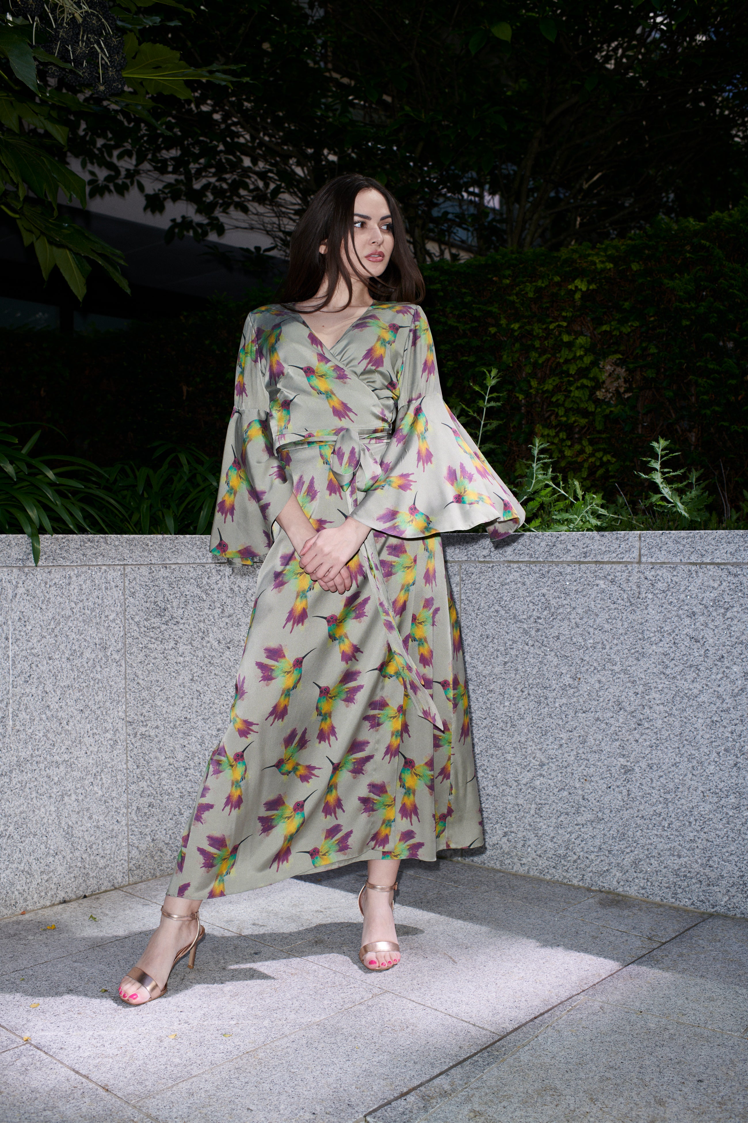 Fiona Silk Dress - Alinari Firenze