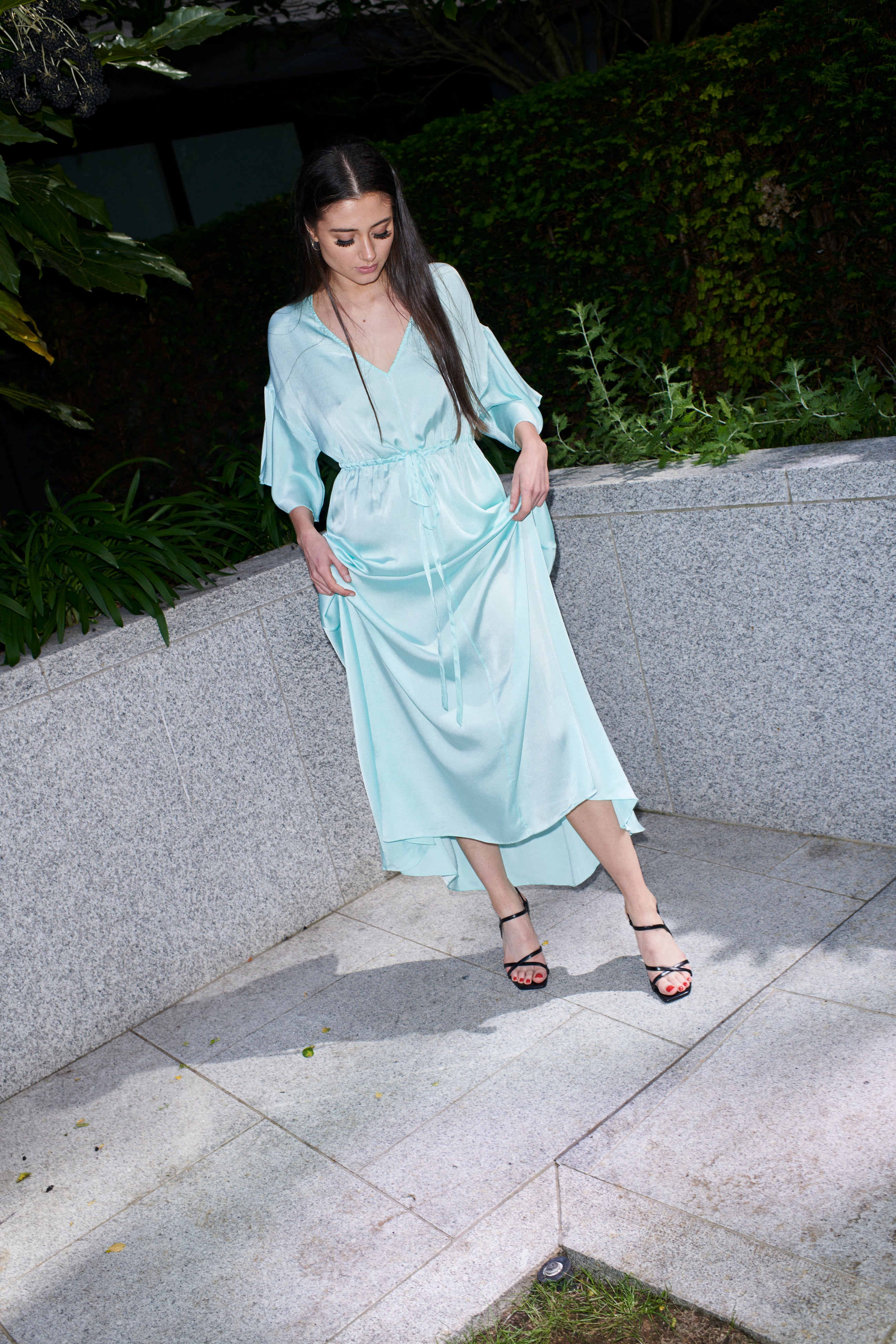 Isabella Silk Dress - Alinari Firenze