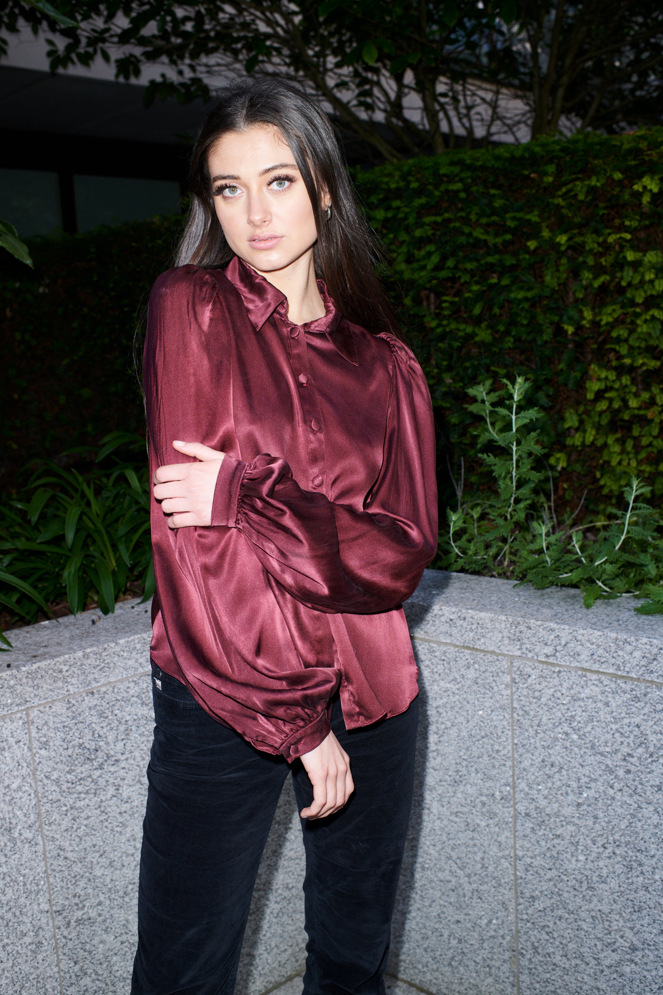 Isotta Silk Blouse - Alinari Firenze