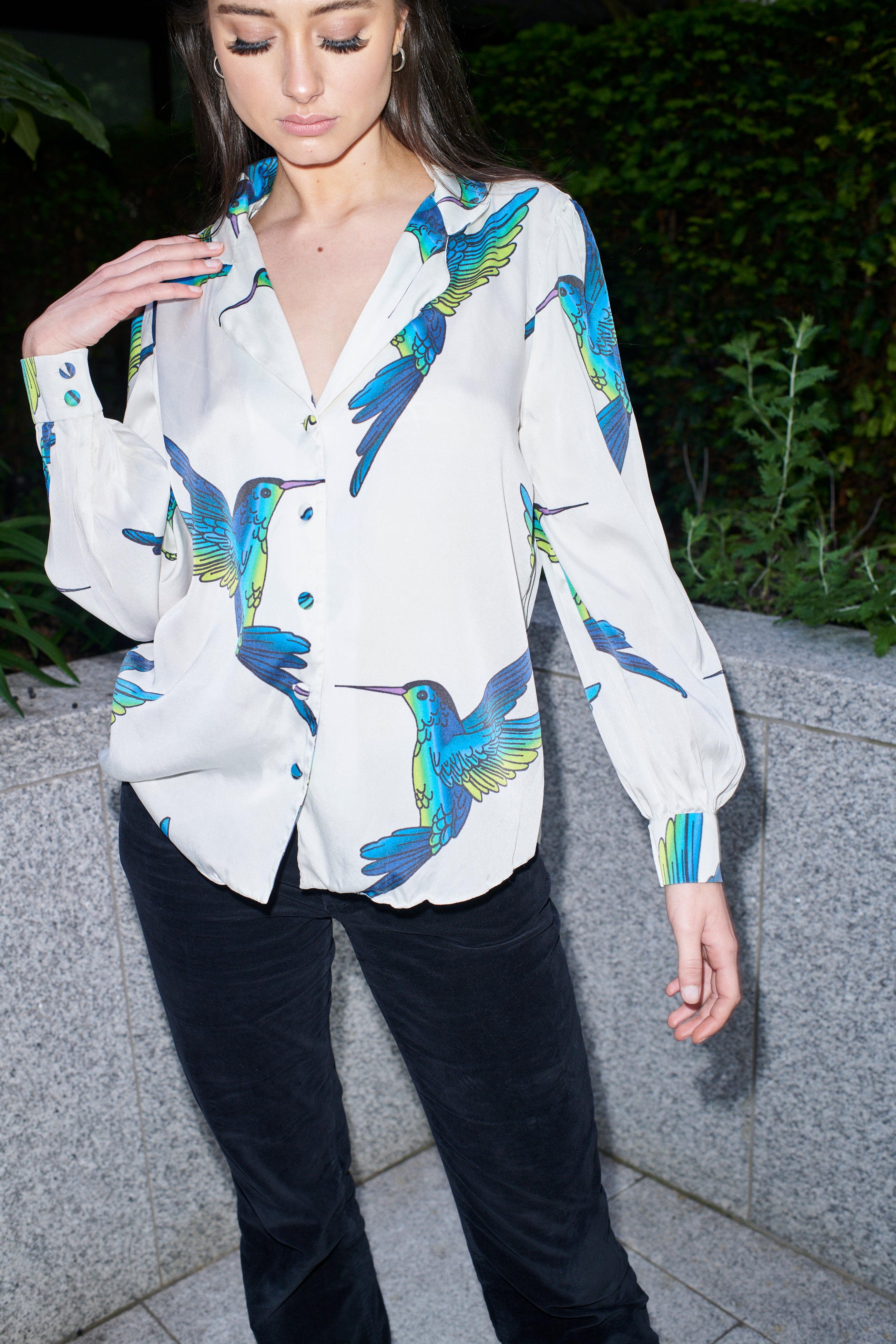 Giorgia Silk Blouse - Alinari Firenze