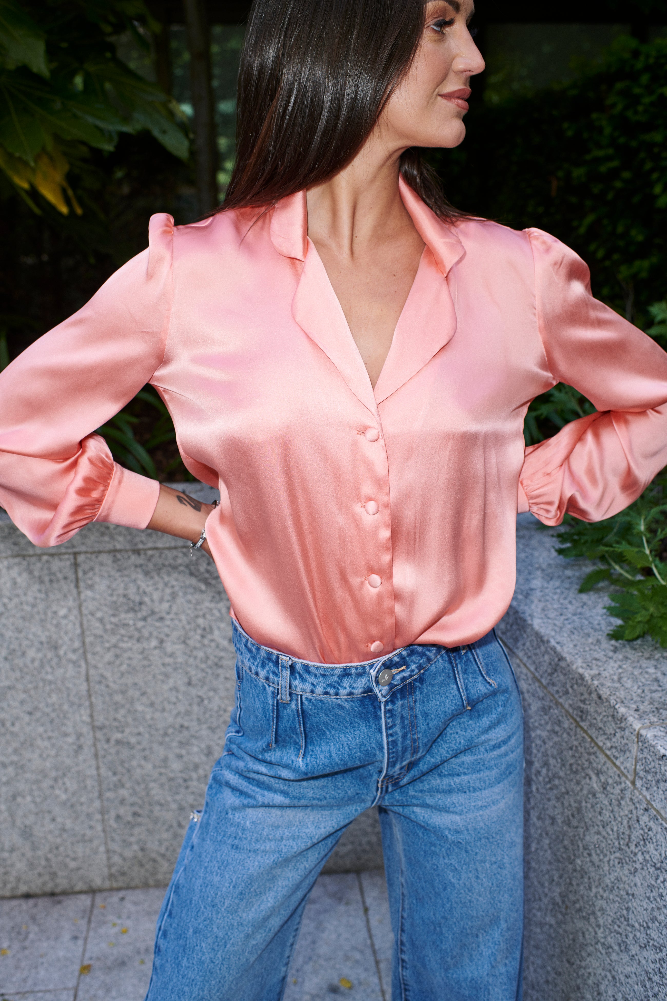 Rachele Silk Blouse - Alinari Firenze
