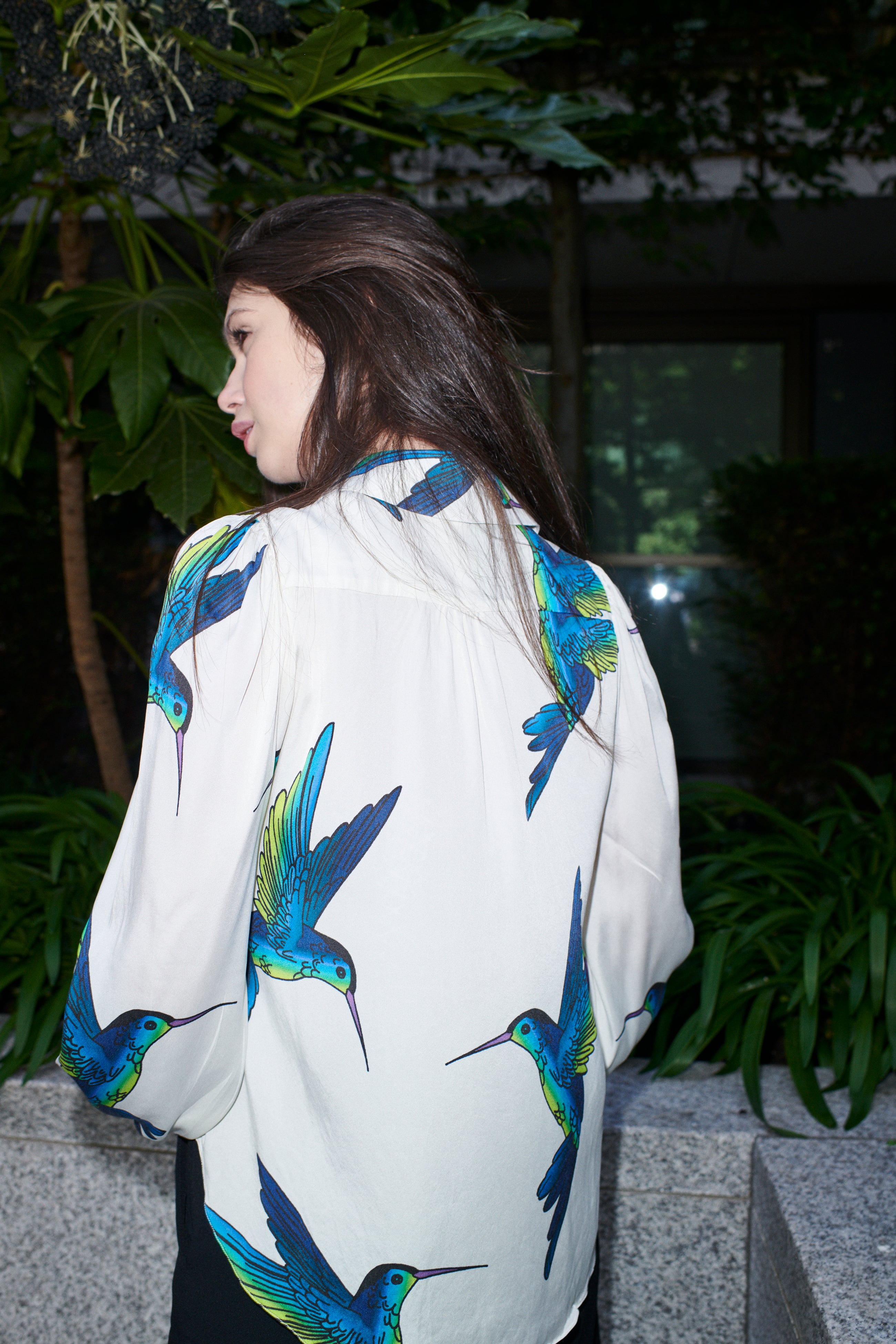 Luciana Silk Blouse - Alinari Firenze