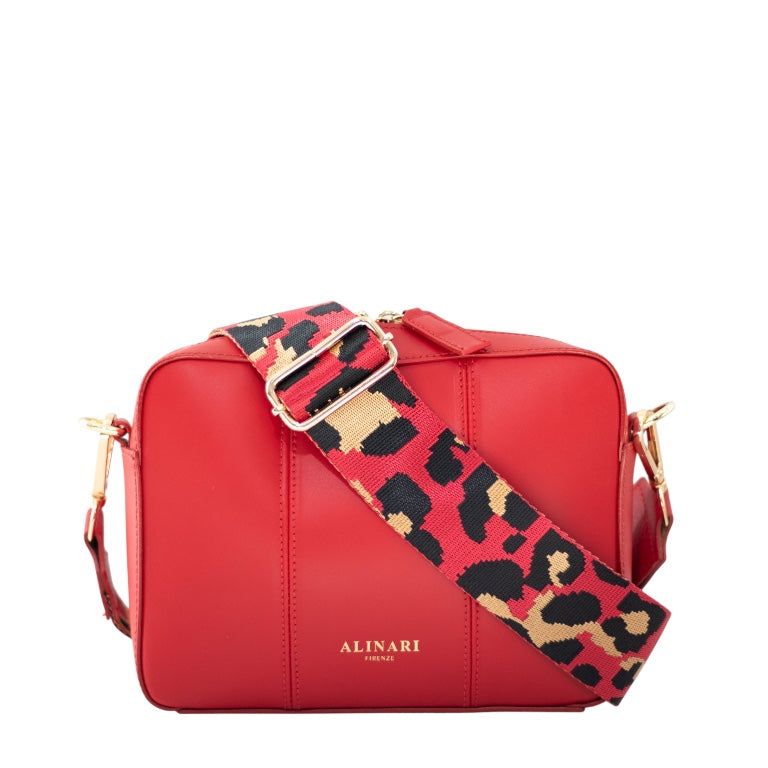 Flavia Crossbody Red - Alinari Firenze