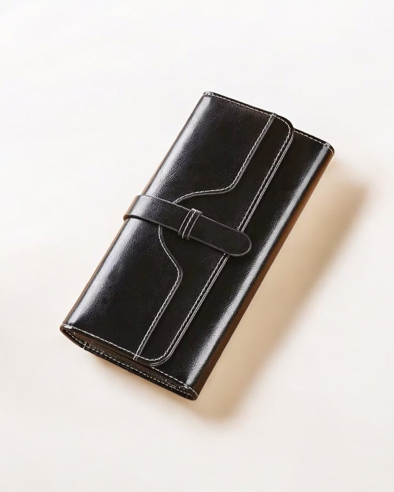 Classic Oil-Wax Leather Wallet - Alinari Firenze