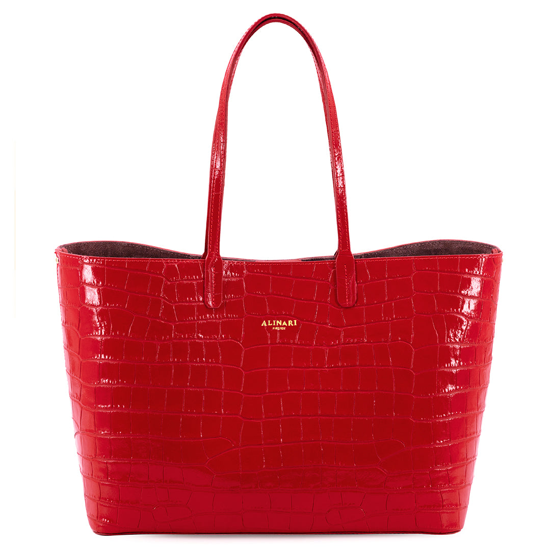 Maxima Croco Red - Alinari Firenze