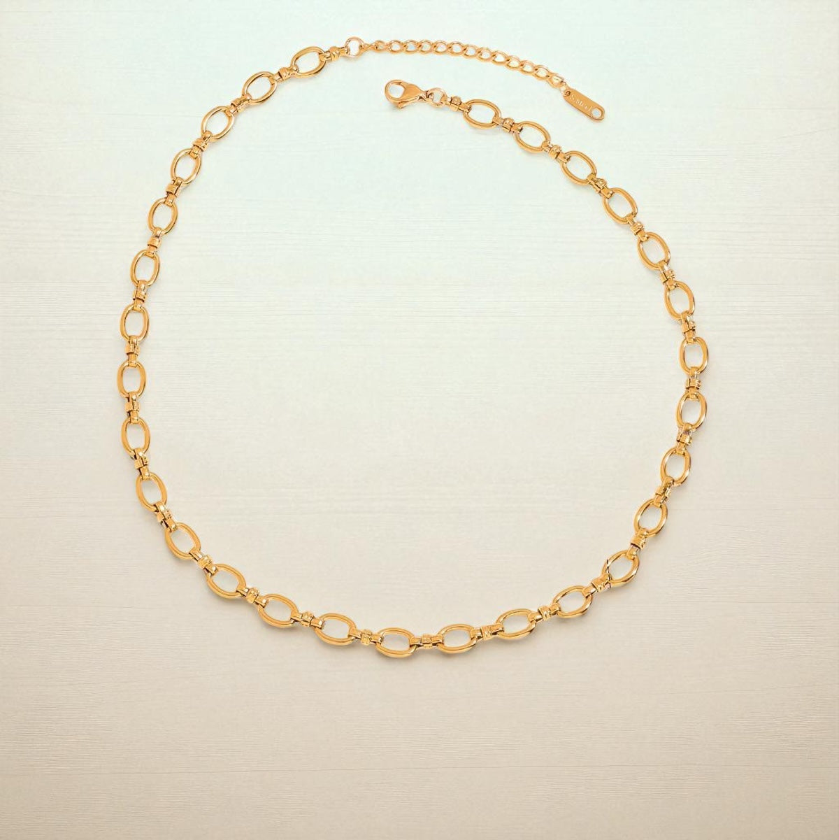 Blue & Gold Charm Layered Necklace Set - Alinari Firenze