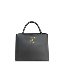 Navona Bag Black Honeycomb Leather
