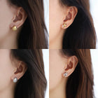 Sea Star & Shell Pearl Earrings