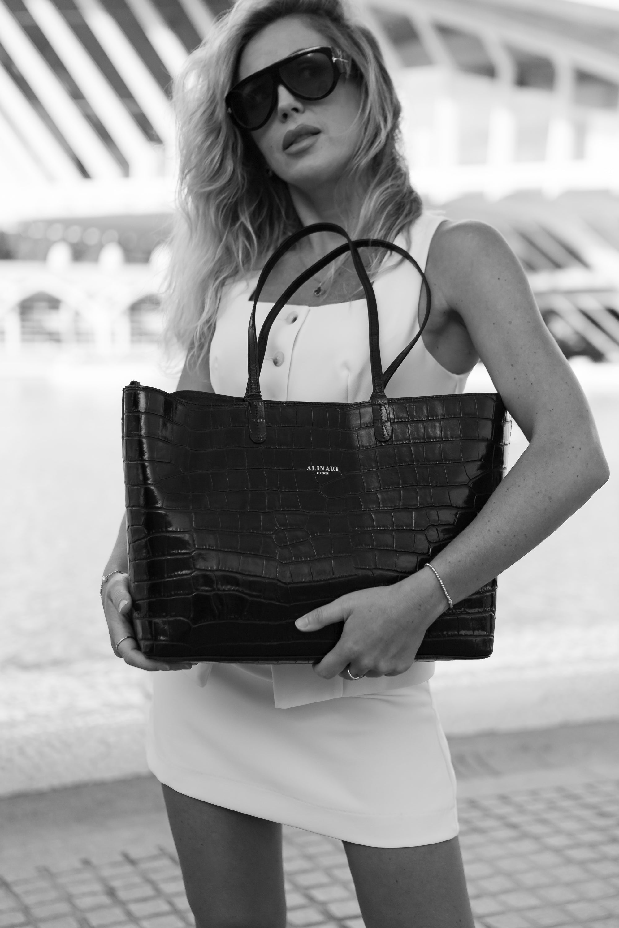 Maxima Croco Tote