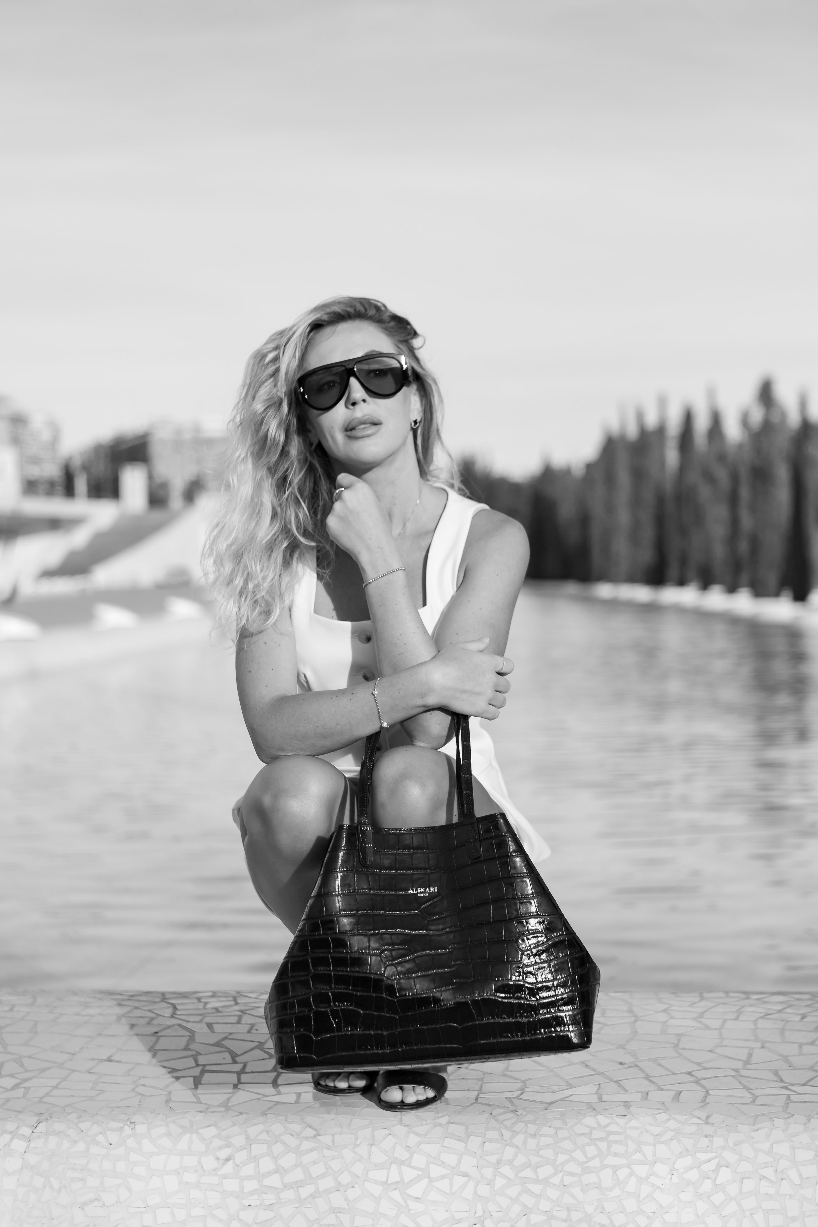 Maxima Croco Tote