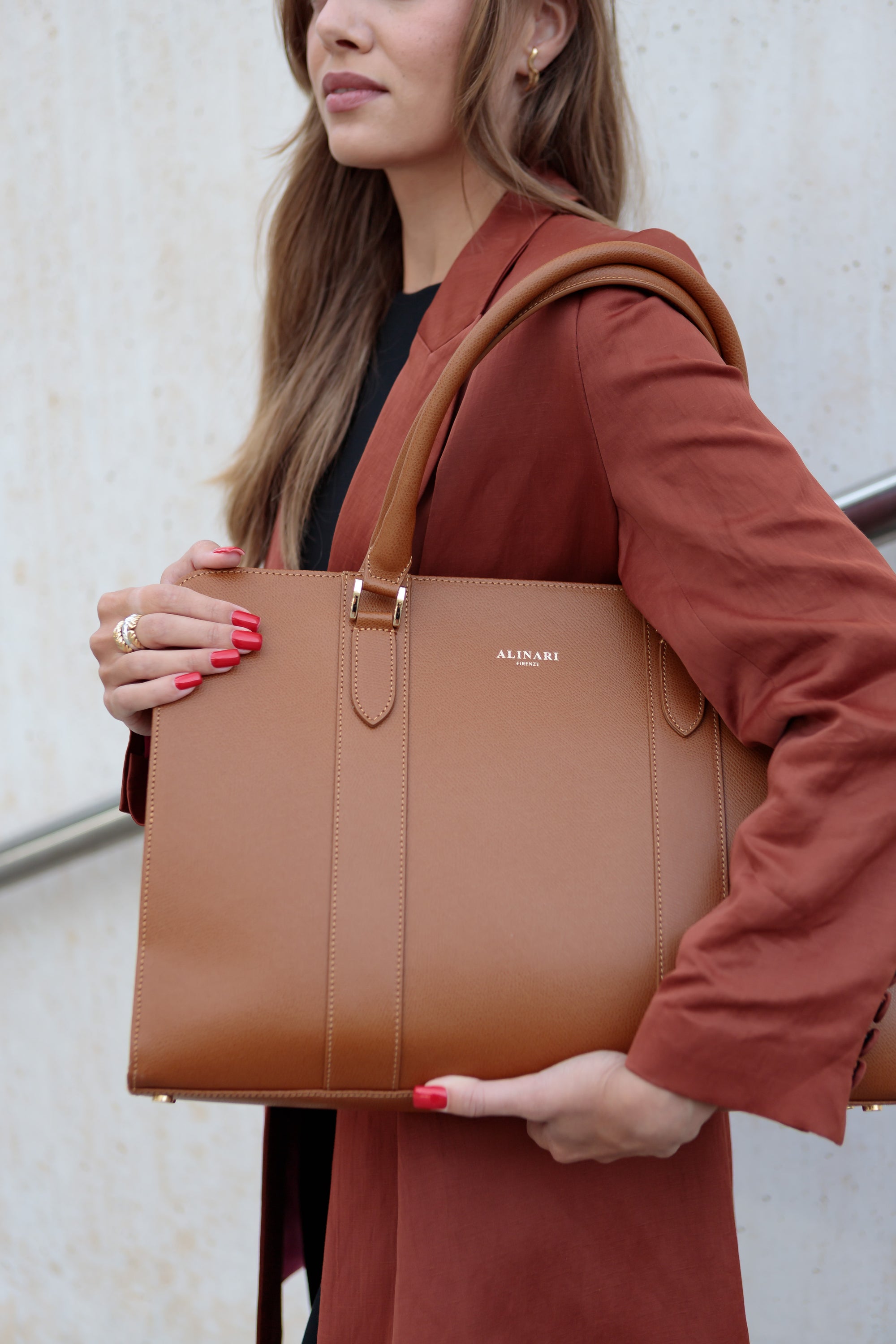 Alinari Tote Bag Camel