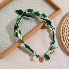 Charm Silk Scarf Necklace - Alinari Firenze