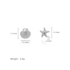 Sea Star & Shell Pearl Earrings