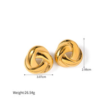 Sculpted Knot Statement Earrings - Alinari Firenze
