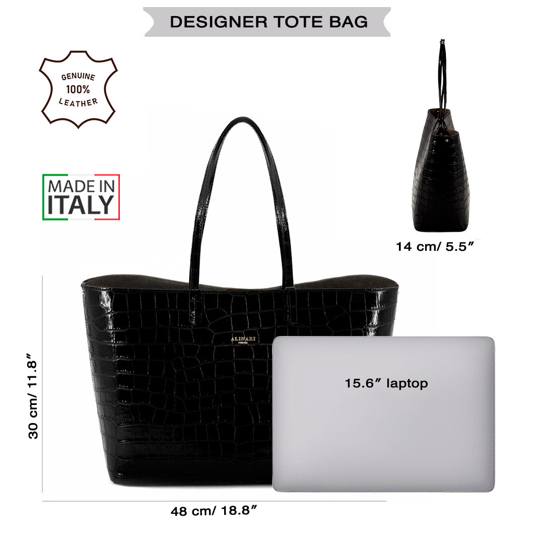Maxima Croco Tote