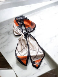 Catena Chain Silk Twilly