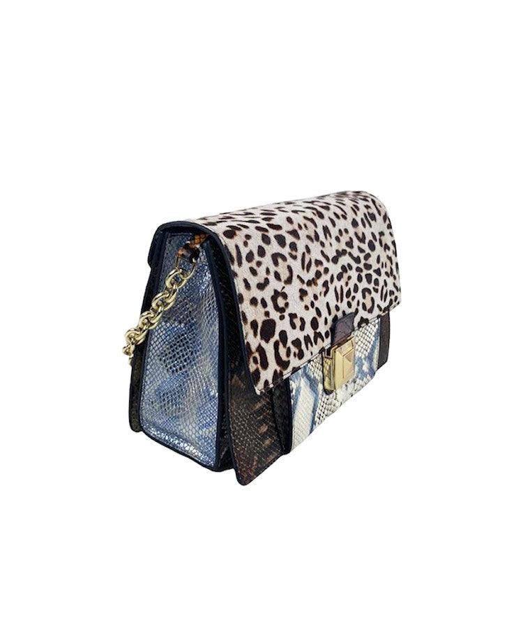 Leopard Print Shoulder Bag | Printed Shoulder Bag | Alinari Firenze