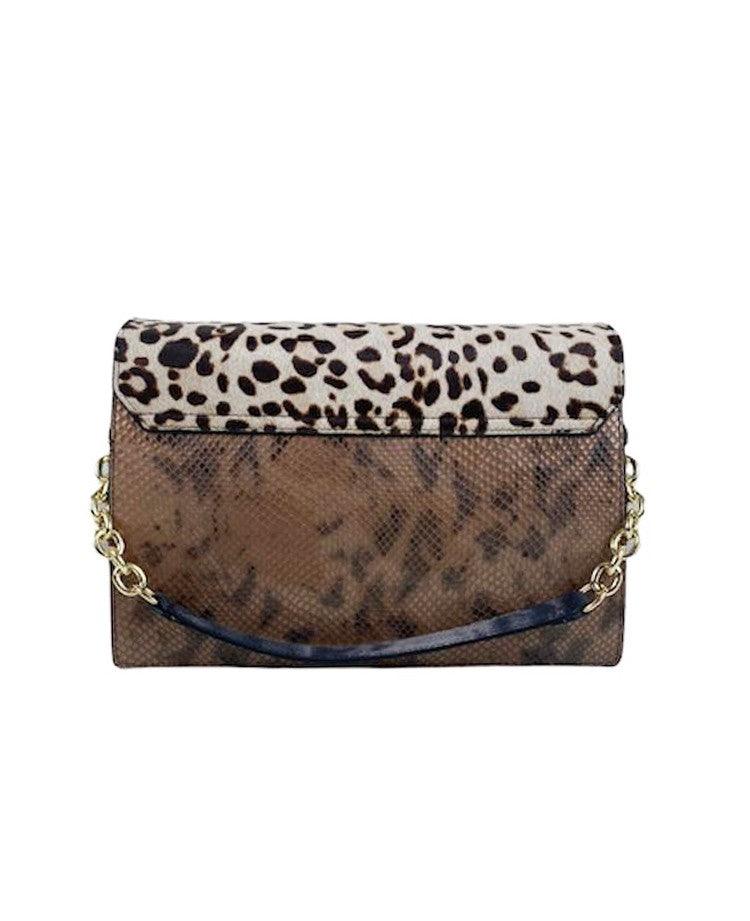 Leopard Print Shoulder Bag | Printed Shoulder Bag | Alinari Firenze