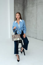 Leopard Print Shoulder Bag | Printed Shoulder Bag | Alinari Firenze