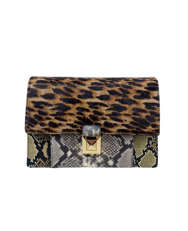 Leopard Print Shoulder Bag | Printed Shoulder Bag | Alinari Firenze